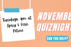 November QuizNights at Sprig Fern Petone