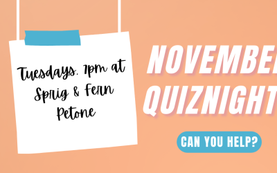 November QuizNights at Sprig Fern Petone