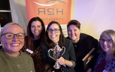 The BRANZ team celebrate their quiz success